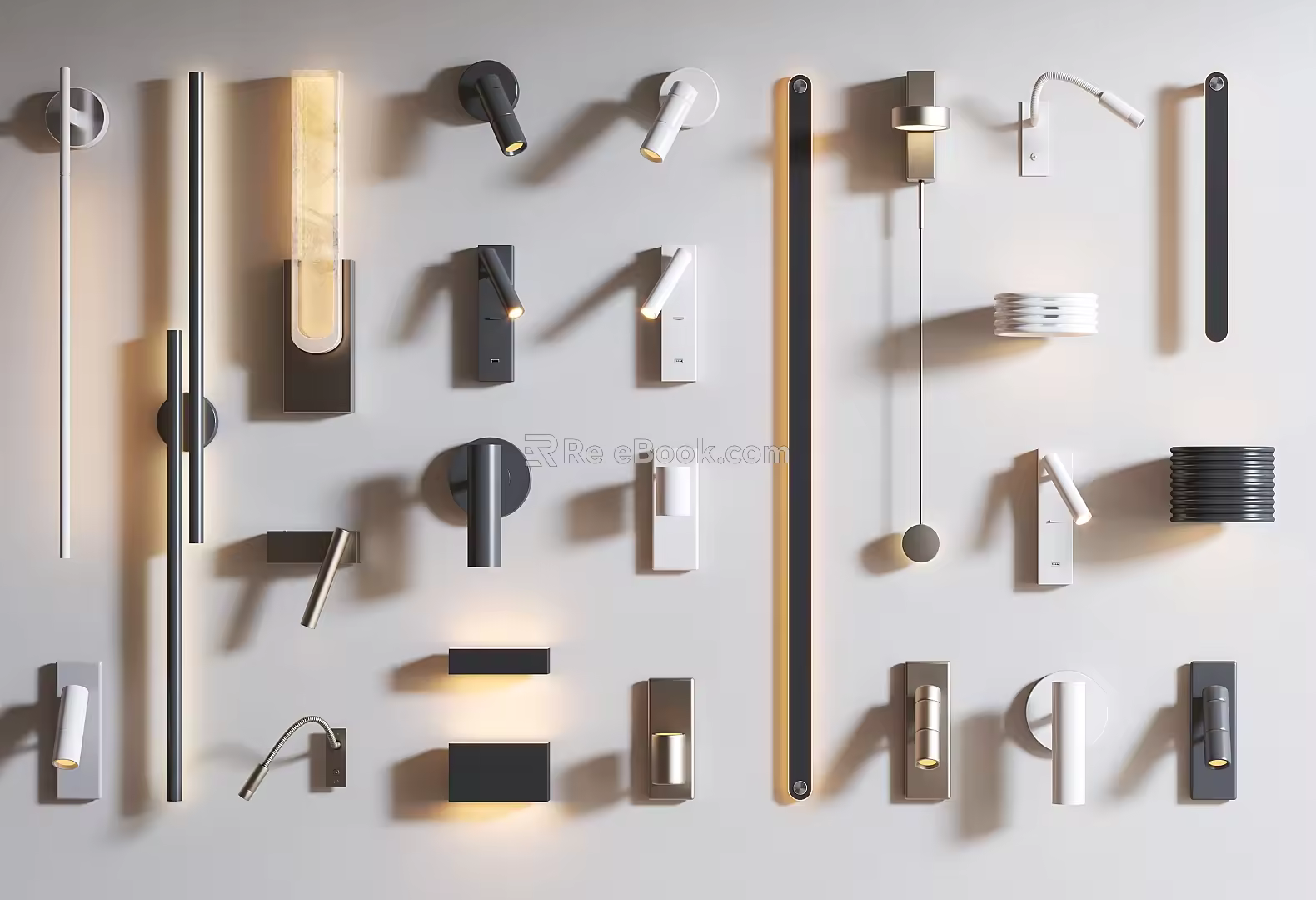 Wall lamp reading lamp decorative lamp 3d model