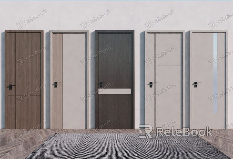 Modern swing door model