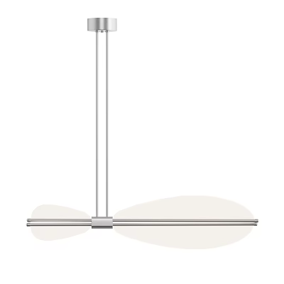 Modern chandelier fish sea hidden light 3d model