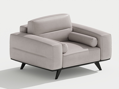 Modern Single Sofa Single Leisure Chair 3d model