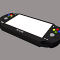 Modern game console handheld game console 3d model