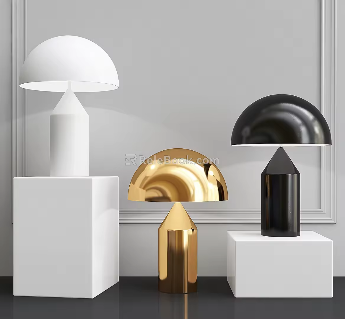 Atollo Table Lampshade Table Lamp 3d model