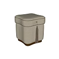 Modern Dressing Stool Sofa Stool Low Stool 3d model