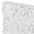 White Textured Wall Surface With Rough Material For Interior Design 3d model