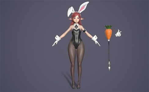 Bunny Girl Bunny Girl Anime Characters 3d model