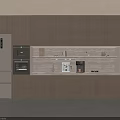 Modern Kitchen Interior With Light Wood Cabinets Built In Appliances And Countertop