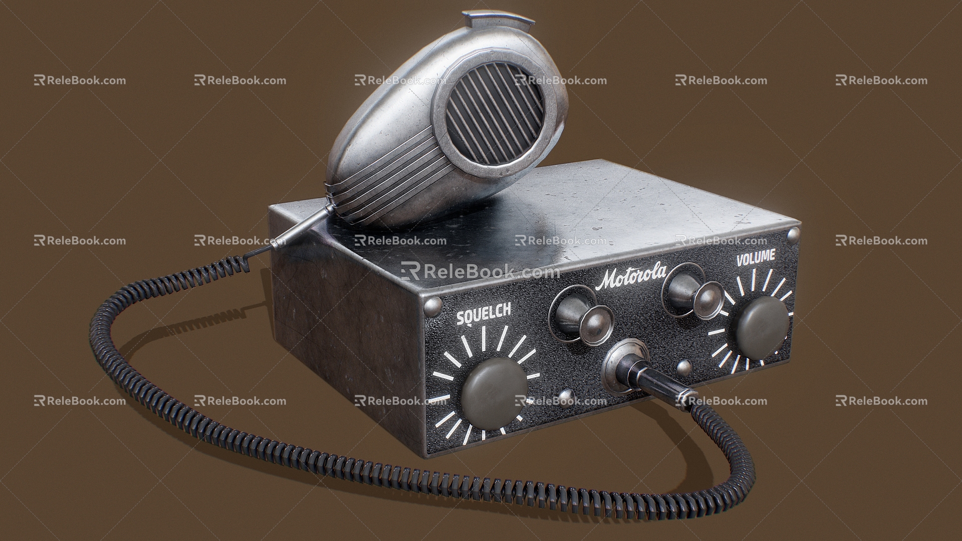 Police radio 3d model