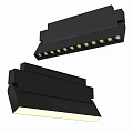 Modern Black LED Downlights and Spotlights with Multiple LED Beads Design 3d model