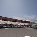Durable Membrane Structure Car Parking Sun Shade Canopy For Outdoor Public Parking Lot Vehicle Protection