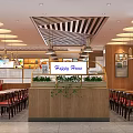 Happy House Restaurant Interior With Wooden Decor Pendant Lights Plants Tables And Chairs