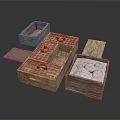 Handcrafted Wooden Storage Boxes With Decorative Patterns For Home Organization