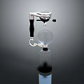Stainless Steel Siphon Coffee Maker With Glass Globe Funnel And Bottle