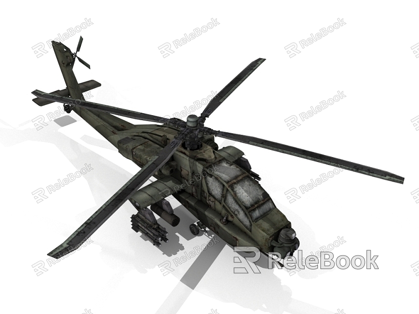 Apache gunship model