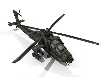 Apache gunship 3d model