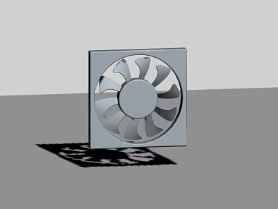 modern exhaust fan exhaust fan 3d model
