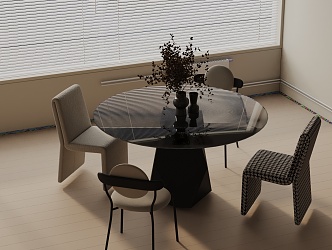 Table combination 3d model