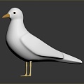 Pigeon Edible Pigeon Play Pigeon Racing Pigeon Military Pigeon Experimental Pigeon Wild Pigeon Rock Pigeon Raw Pigeon 3d model