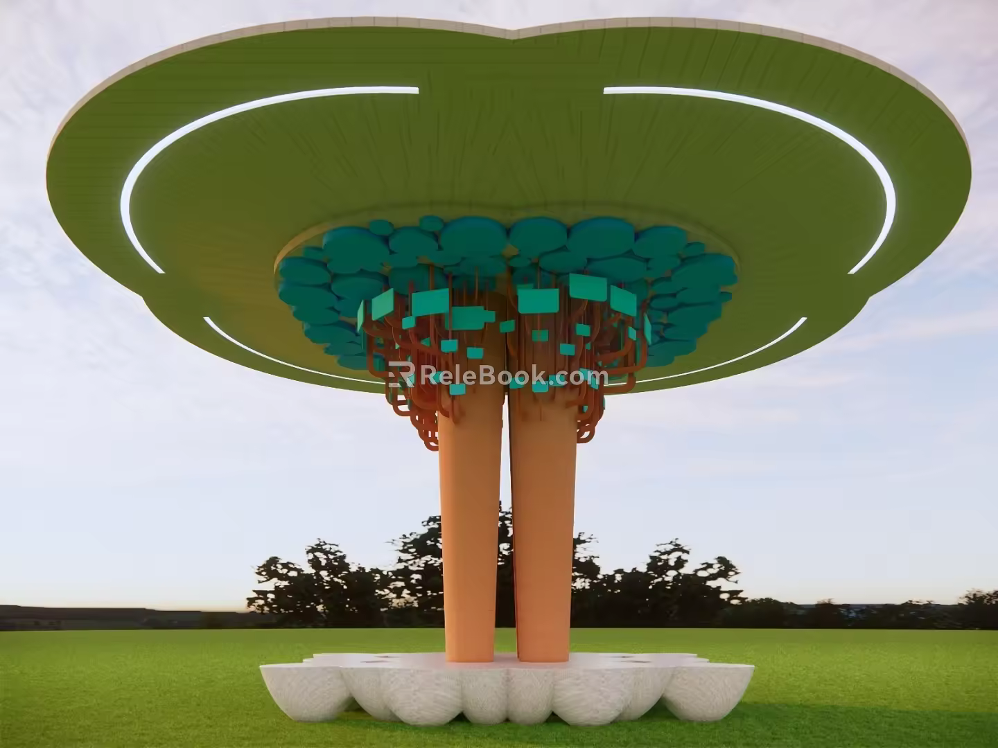 Component Column Modern Special-Shaped Column Modeling Column Decorative Column 3d model