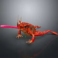 Frog Poison Frog Game Frog Reptile Cold Blooded Animal Reptile 3d model