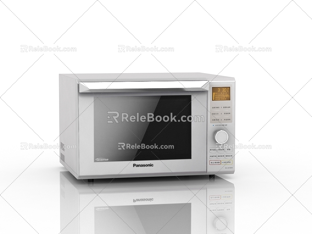 Microwave oven 3d model