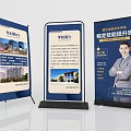 Educational Standee Display With School Introduction Professional Class And Skill Enhancement