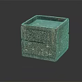 Vintage Ornamental Decor Set With Intricate Carved Design Decorative Storage Box