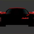Red Sports Car In Low Poly Style With Sleek Design And 3D Model Features