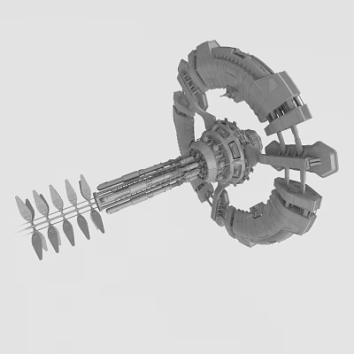 Modern Spaceship Future Spaceship 3d model