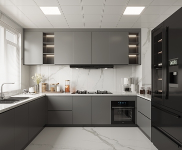 Modern Kitchen Home Kitchen 3d model