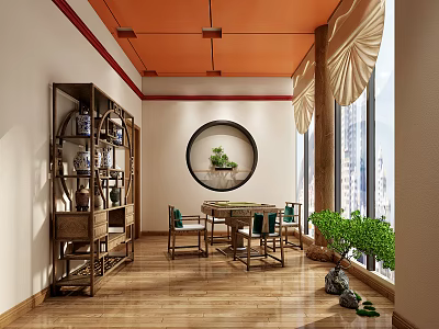 New Chinese Chess Room Box 3d model