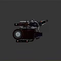 Vintage Motorcycle with Sidecar Spare Tire and Classic Retro Design
