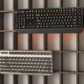 Modern keyboard gaming computer keyboard combination 3d model