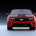 Modern Chevroland Comaro Muscle sports car 3d model