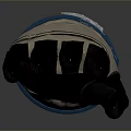 Weapon Tactical Glove With Gray And Off White Design Blue Wrist Edge And CP Logo