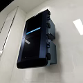 Wall Mounted Industrial Equipment With Digital Display And Secure Casing In Modern Setting