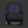 EOTECH Tactical Red Dot Sight With Adjustable Knobs And Purple Lens