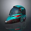 Sci-Fi Helmet Alien Helmet-Helmet High Tech Helmet Game Helmet Helmet 3d model