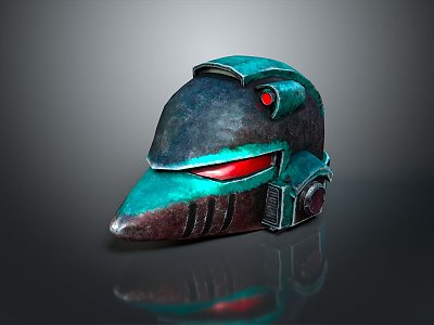 Sci-Fi Helmet Alien Helmet-Helmet High Tech Helmet Game Helmet 3d model