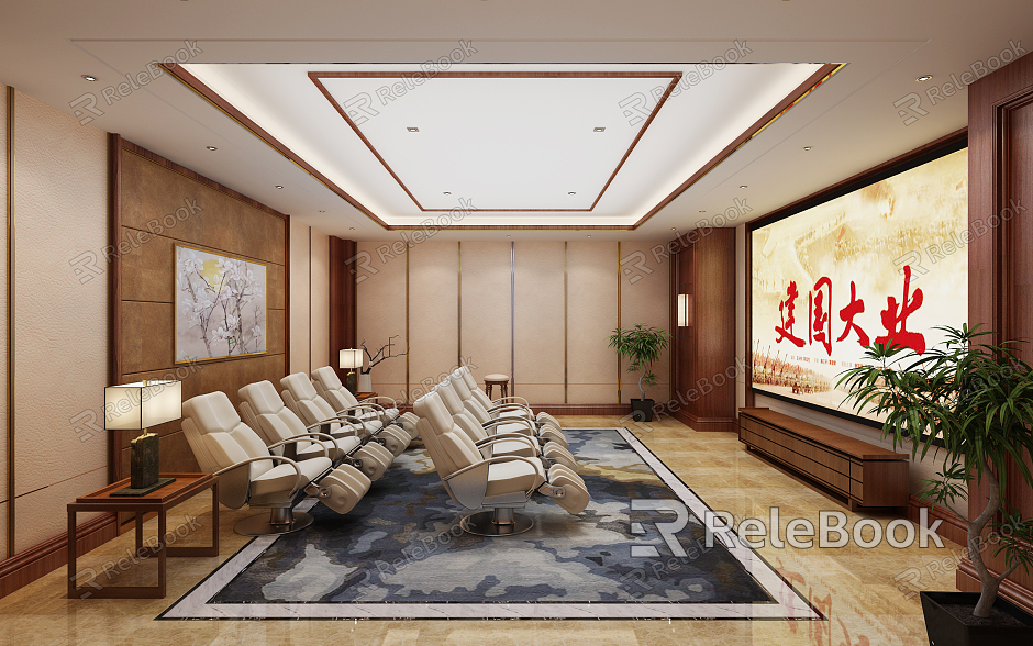 New Chinese Audio-visual Room model