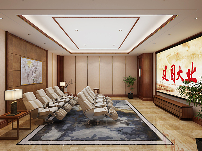 New Chinese Audio-visual Room model