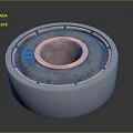 Durable Circular Household Metal Item With Copper Inner Ring And Silver Outer Structure