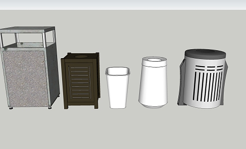 Modern trash can dustbin trash can lighter dustbin 3d model