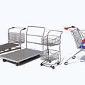 Modern Shopping Cart Shopping Cart Trolley 3d model