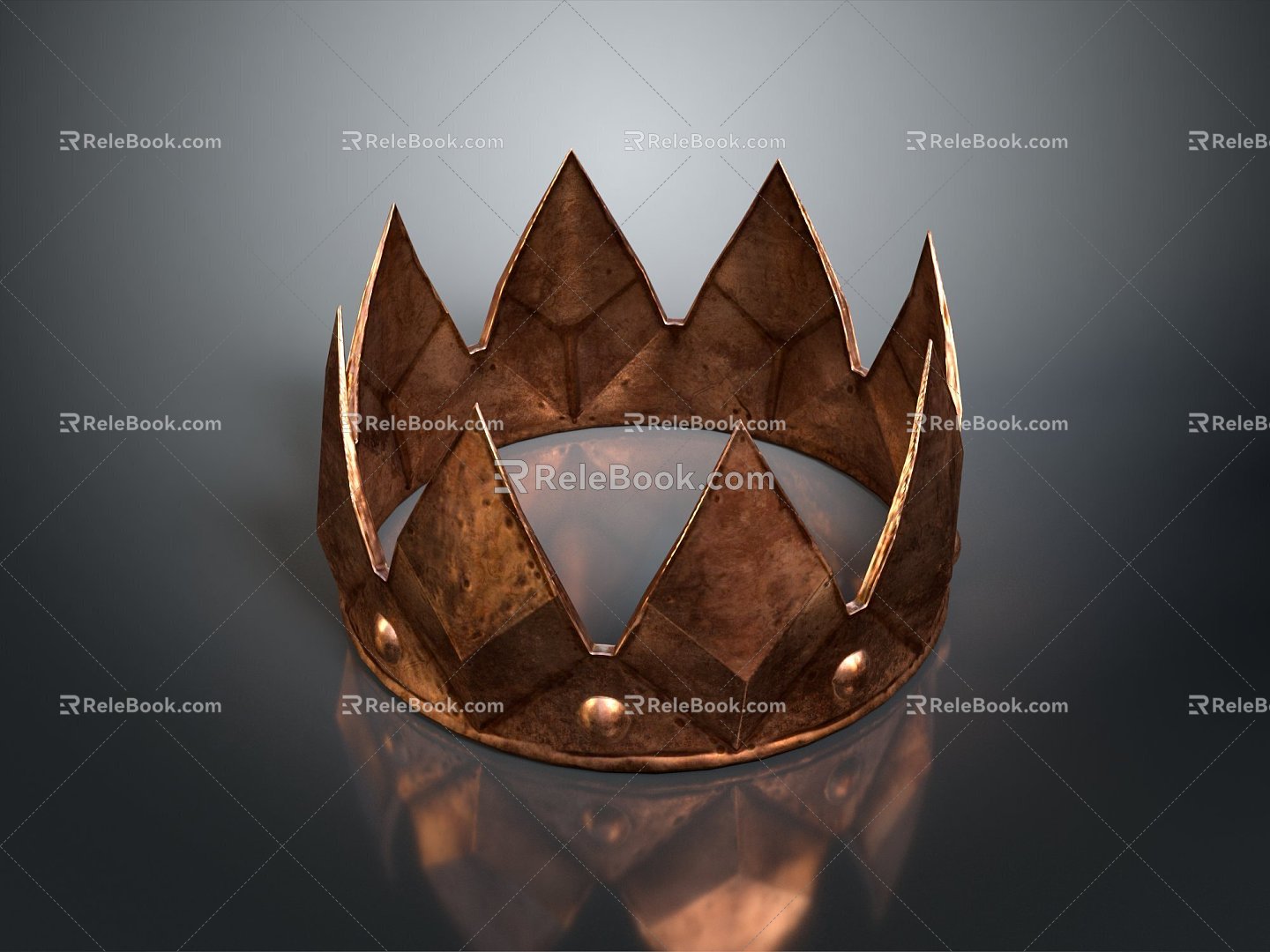 Modern Crown Crown Crown Crown Crown Home Ornaments 3d model