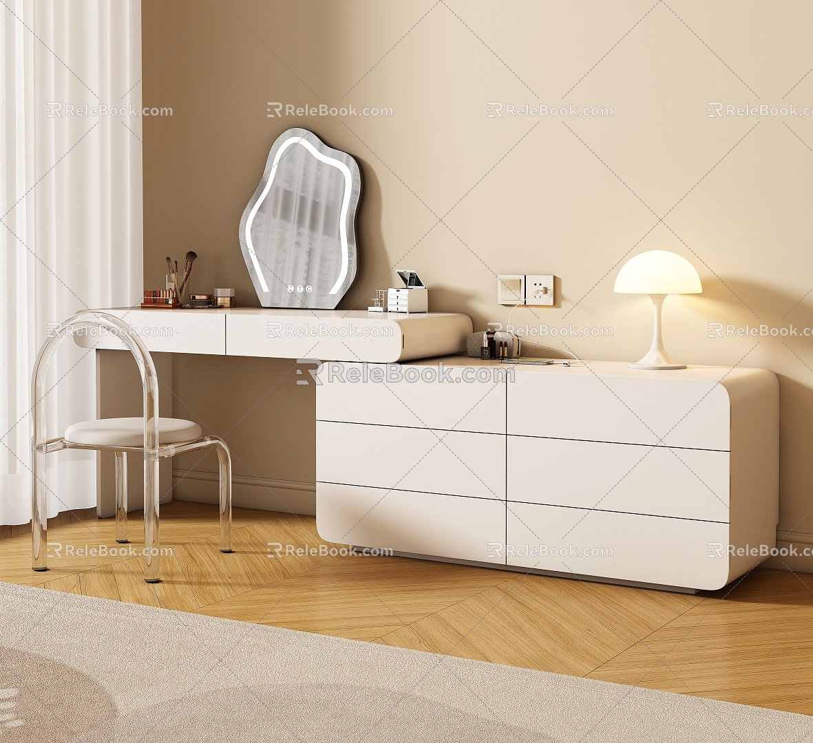 Modern Dresser 3d model