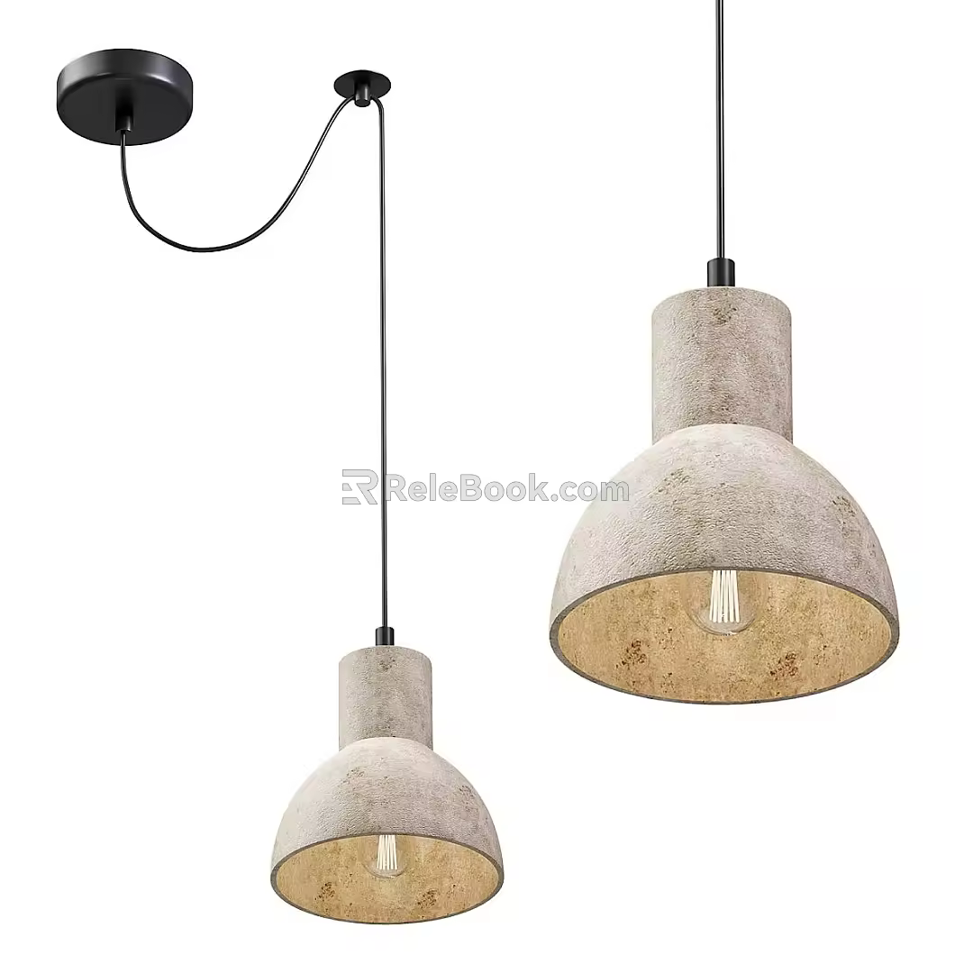 Quiet Wind Chandelier Small Chandelier Simple Chandelier 3d model