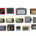 Vintage and Classic Televisions Collection Featuring Various Retro Styles and Designs