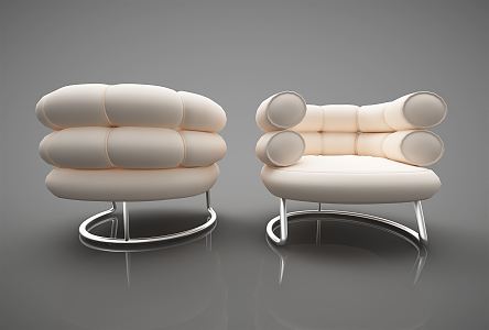 Modern Single Sofa 3d model