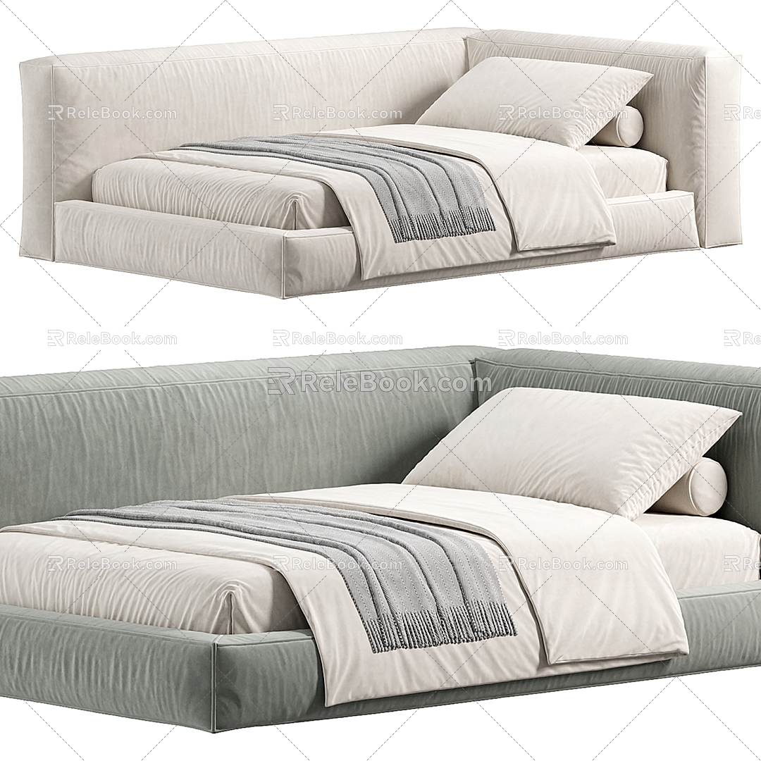 Single Bed Marni 3d model