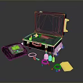 Portable Daily Living Supplies Toolbox With Essential Tools Device And Medical Mask